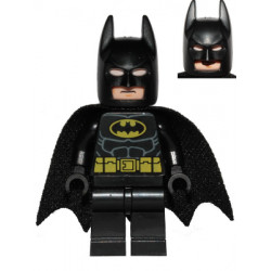 Batman - Black Suit with Yellow Belt and Crest (Type 2 Cowl, Spongy Tear-Drop Neck Cut Cape) – СУПЕР ГЕРОИ