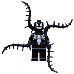 Venom - Teeth Together, 4 Back Appendages Spiked – СУПЕР ГЕРОИ