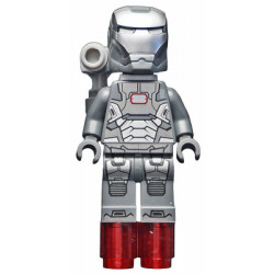 War Machine - Dark Bluish Gray and Silver Armor with Backpack – СУПЕР ГЕРОИ