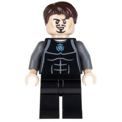 Tony Stark - Black and Dark Bluish Gray Jumpsuit – СУПЕР ГЕРОИ