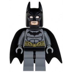 Batman - Dark Bluish Gray Suit, Gold Belt, Dark Bluish Gray Hands – СУПЕР ГЕРОИ