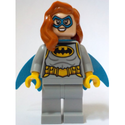 Batgirl - Minifigure, Light Bluish Gray Suit – СУПЕР ГЕРОИ