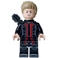 Hawkeye - Black and Dark Red Suit, Dark Tan Hair, Quiver, Silver Boot Tips – СУПЕР ГЕРОИ