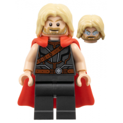 Thor - Flexible Rubber Cape, Pearl Dark Gray Legs, Tousled Hair – СУПЕР ГЕРОИ