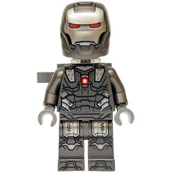 War Machine - Pearl Dark Gray and Silver Armor with Neck Bracket, Ingot and Plate with Clip – СУПЕР ГЕРОИ
