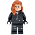 Black Widow - Black Jumpsuit, Dark Orange Mid-Length Hair, Printed Legs, Black Hands, Dark Brown Eyebrows – СУПЕР ГЕРОИ