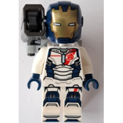 Iron Legion - Dark Blue Head, One Piece Helmet, Stud Shooter – СУПЕР ГЕРОИ