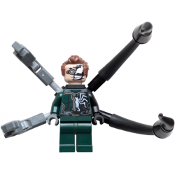 Dr. Octopus (Otto Octavius) / Doc Ock - Dark Green Suit Half Venomized, 2 Mechanical Arms and 2 Back Appendages – СУПЕР ГЕРОИ