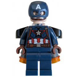 Captain America - Dark Blue Suit, Reddish Brown Hands, Jet Pack – СУПЕР ГЕРОИ