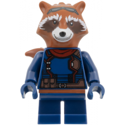 Rocket Raccoon - Dark Blue Outfit, Dark Red Scarf, Reddish Brown Head – СУПЕР ГЕРОИ
