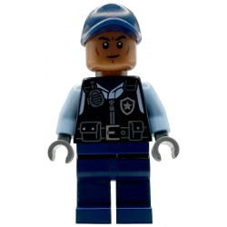 Security Guard Arkham Asylum - Male, Dark Blue Cap, Black Vest – СУПЕР ГЕРОИ