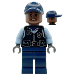 Security Guard Arkham Asylum - Female, Dark Blue Cap, Black Vest – СУПЕР ГЕРОИ