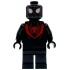 Spider-Man (Miles Morales) - Dark Bluish Gray Webbing on Head, Black Hands – СУПЕР ГЕРОИ