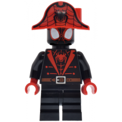 Spider-Man (Miles 'Spin' Morales) - Black Medium Legs, Red Spider Log, Pirate Hat – СУПЕР ГЕРОИ