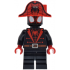 Spider-Man (Miles 'Spin' Morales) - Black Medium Legs, Red Spider Log, Pirate Hat – СУПЕР ГЕРОИ