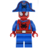 Spider-Man (Peter 'Spidey' Parker) - Medium Legs, Black Spider Logo, Dark Orange Belt, Pirate Hat – СУПЕР ГЕРОИ