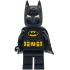 Batman Batsuit - Black with Yellow Belt with Medium Nougat Details, Cowl with White Eyes, Flexible Rubber Cape, Trans-Light Blue Head – СУПЕР ГЕРОИ