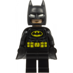 Batman - Black Suit, Yellow Belt with Medium Nougat Details, Cowl with White Eyes, Flexible Rubber C – СУПЕР ГЕРОИ
