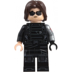 Winter Soldier - Dark Brown Hair, Black and Light Nougat Hands – СУПЕР ГЕРОИ