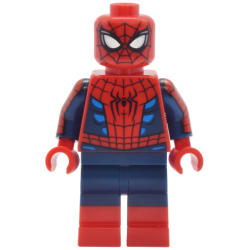 Spider-Man - Suit with Dark Azure Highlights, Printed Dark Blue Arms, Red Boots – СУПЕР ГЕРОИ
