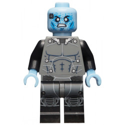 Electro - Black and Dark Bluish Gray Outfit, Bright Light Blue Head – СУПЕР ГЕРОИ