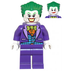 The Joker - Medium Azure Vest, Lime Bow Tie, Large Smile / Smirk – СУПЕР ГЕРОИ
