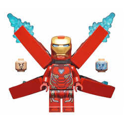 Iron Man - Mark 50 Armor, Small Helmet Visor, Wings without Stickers – СУПЕР ГЕРОИ