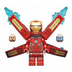 Iron Man - Mark 50 Armor, Small Helmet Visor, Wings with Stickers – СУПЕР ГЕРОИ