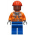 Dock Worker - Male, Orange Safety Jacket, Reflective Stripe, Sand Blue Hoodie, Blue Legs, Red Construction Helmet, Reddish Brown Head – СУПЕР ГЕРОИ
