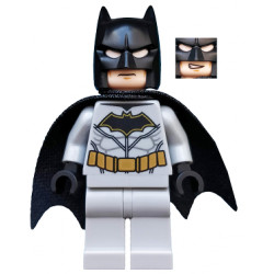 Batman - Light Bluish Gray Suit with Gold Belt, Black Crest, Mask and Cape (Type 3 Cowl) – СУПЕР ГЕРОИ