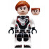 Black Widow - White Jumpsuit, Dark Orange Ponytail – СУПЕР ГЕРОИ