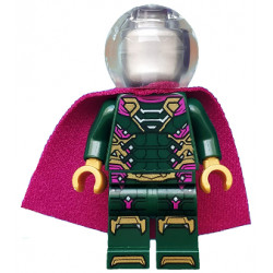 Mysterio - Magenta Trim, Flat Silver Head, Trans-Clear Helmet – СУПЕР ГЕРОИ