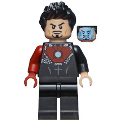 Tony Stark - Black Iron Man Suit with Dark Red Right Arm – СУПЕР ГЕРОИ