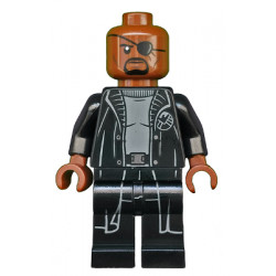 Nick Fury - Gray Sweater and Black Trench Coat (Undetermined Legs Version) – СУПЕР ГЕРОИ