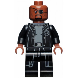 Nick Fury - Gray Sweater and Black Trench Coat, Shirt Tail – СУПЕР ГЕРОИ