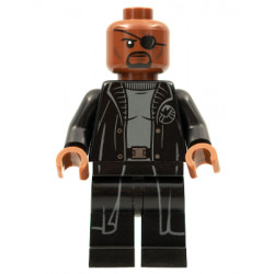 Nick Fury - Gray Sweater and Black Trench Coat, No Shirt Tail – СУПЕР ГЕРОИ