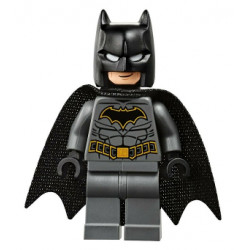 Batman - Dark Bluish Gray Suit with Gold Outline Belt and Crest, Mask and Cape (Type 3 Cowl, Tear-Drop Neck Cut Spongy Cape) – СУПЕР ГЕРОИ