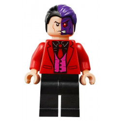 Two-Face - Black Shirt, Red Tie and Jacket – СУПЕР ГЕРОИ