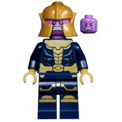 Thanos - Dark Blue Legs Printed, Dark Blue Arms, Pearl Gold Helmet – СУПЕР ГЕРОИ