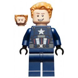 Captain America - Dark Blue Suit, Black Hands, Hair – СУПЕР ГЕРОИ