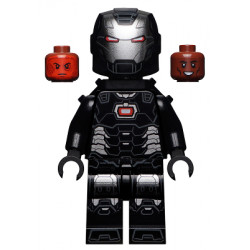 War Machine - Black and Silver Armor with Neck Bracket – СУПЕР ГЕРОИ