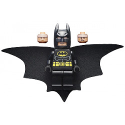 Batman - Black Suit with Yellow Belt and Crest (Type 2 Cowl, Outstretched Cape) – СУПЕР ГЕРОИ