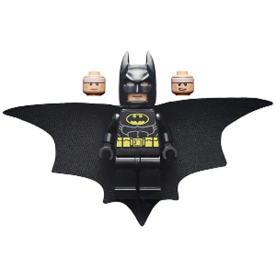 Batman - Black Suit with Yellow Belt and Crest (Type 2 Cowl, Outstretched Cape) – СУПЕР ГЕРОИ