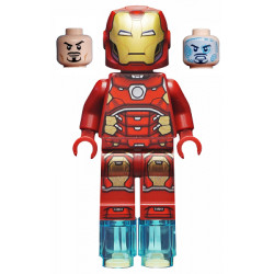 Iron Man - Silver Hexagon on Chest, Foot Repulsors – СУПЕР ГЕРОИ
