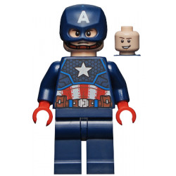 Captain America - Dark Blue Suit, Red Hands, Helmet – СУПЕР ГЕРОИ