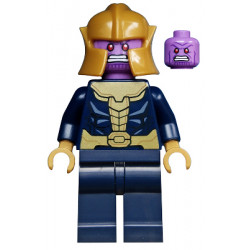 Thanos - Dark Blue Legs Plain, Dark Blue Arms, Pearl Gold Helmet – СУПЕР ГЕРОИ