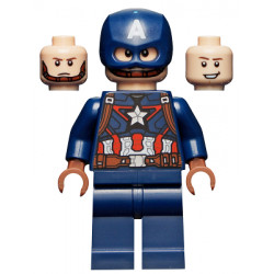 Captain America - Dark Blue Suit, Reddish Brown Hands, Helmet – СУПЕР ГЕРОИ