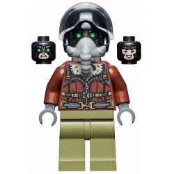 Vulture - Reddish Brown Bomber Jacket and Aviator Oxygen Mask – СУПЕР ГЕРОИ