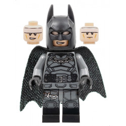Batman - Dark Bluish Gray Suit, Black Belt, Black Hands, Spongy Cape with 1 Hole, Black Boots – СУПЕР ГЕРОИ