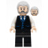 Alfred Pennyworth - Black Vest, Light Bluish Gray Hair, Dark Bluish Gray Beard – СУПЕР ГЕРОИ